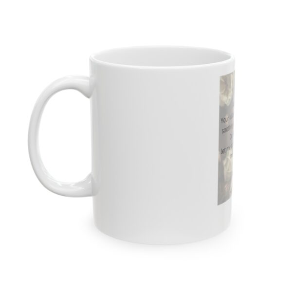 Grainy Gradient  Flower Mother's day mug with text I love you, Mom (3)