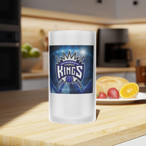 NBA Sacramento Kings Frosted Glass Beer Mug