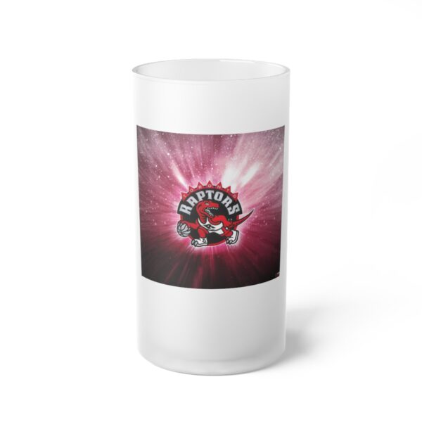 NBA Toronto Raptors Frosted Glass Beer Mug