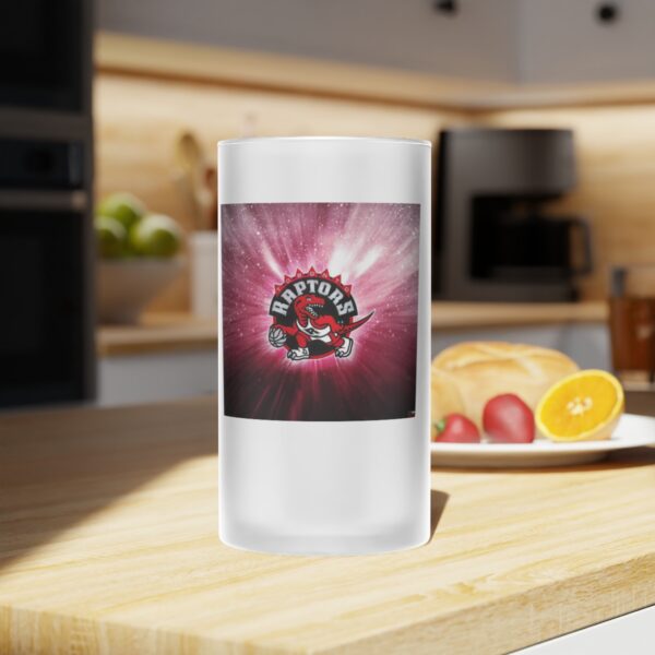 NBA Toronto Raptors Frosted Glass Beer Mug