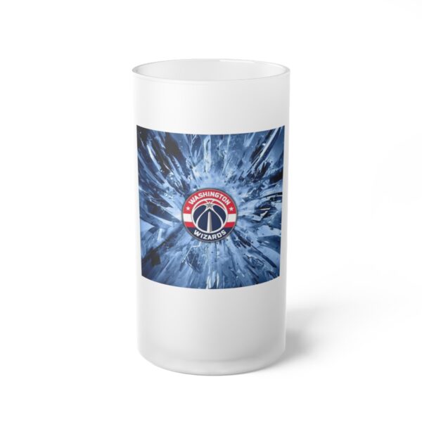 NBA Washington Wizards Frosted Glass Beer Mug