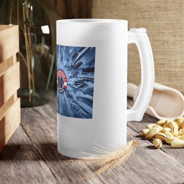 NBA Washington Wizards Frosted Glass Beer Mug