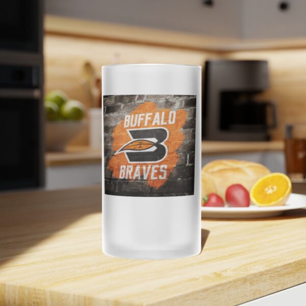 NBA Buffalo Braves Frosted Glass Beer Mug