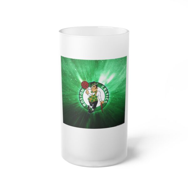 NBA Boston Celtics Frosted Glass Beer Mug