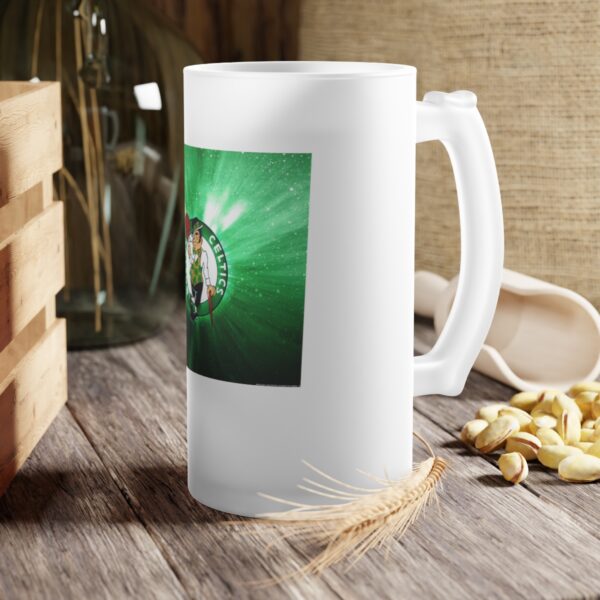 NBA Boston Celtics Frosted Glass Beer Mug