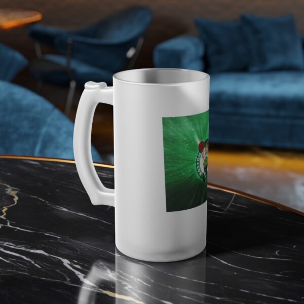 NBA Boston Celtics Frosted Glass Beer Mug