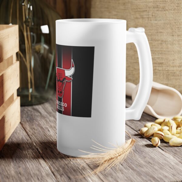 NBA Chicago Bulls Frosted Glass Beer Mug