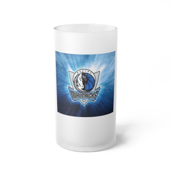 NBA Dallas Mavericks Frosted Glass Beer Mug