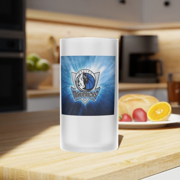 NBA Dallas Mavericks Frosted Glass Beer Mug