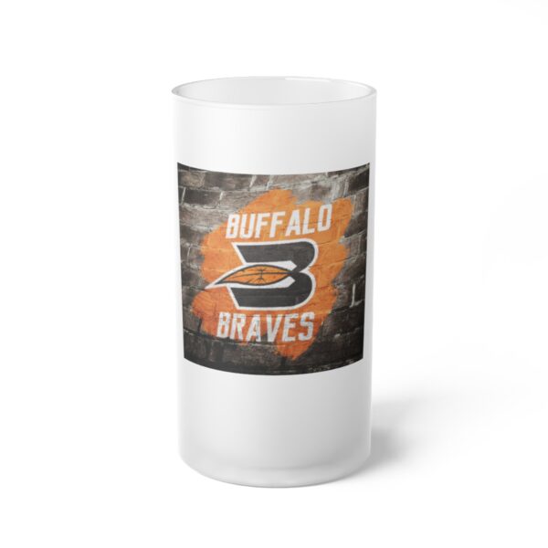 NBA Buffalo Braves Frosted Glass Beer Mug