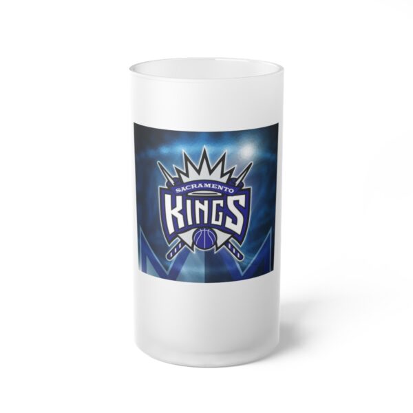 NBA Sacramento Kings Frosted Glass Beer Mug