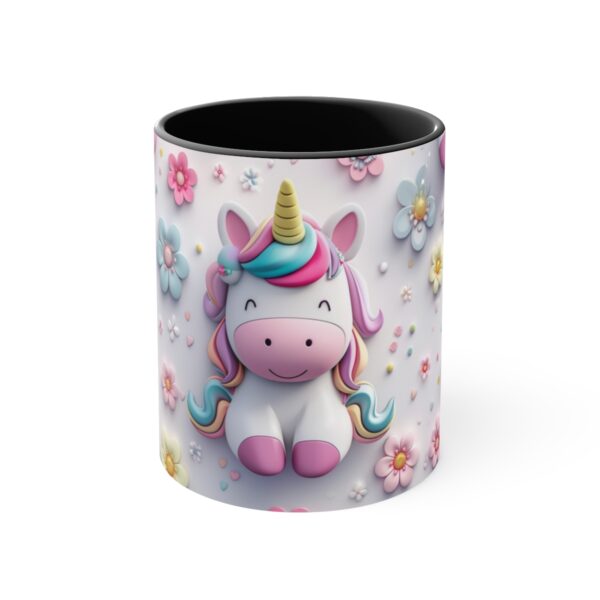 3D cartoon happy unicorn with flowers background pattern in the style of Pixar, adorable eyes, lovely, colorful, pastel colors, light blue wall background, matte  (21)