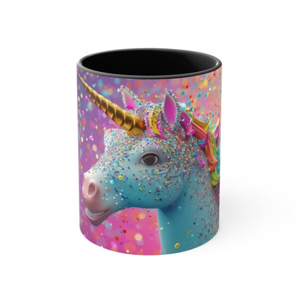 3D cartoon happy unicorn with flowers background pattern in the style of Pixar, adorable eyes, lovely, colorful, pastel colors, light blue wall background, matte  (10)