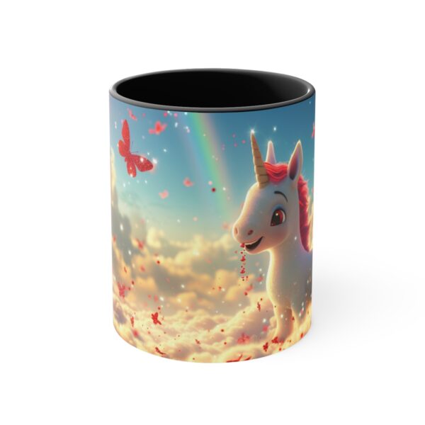 3D cartoon happy unicorn with flowers background pattern in the style of Pixar, adorable eyes, lovely, colorful, pastel colors, light blue wall background, matte  (34)