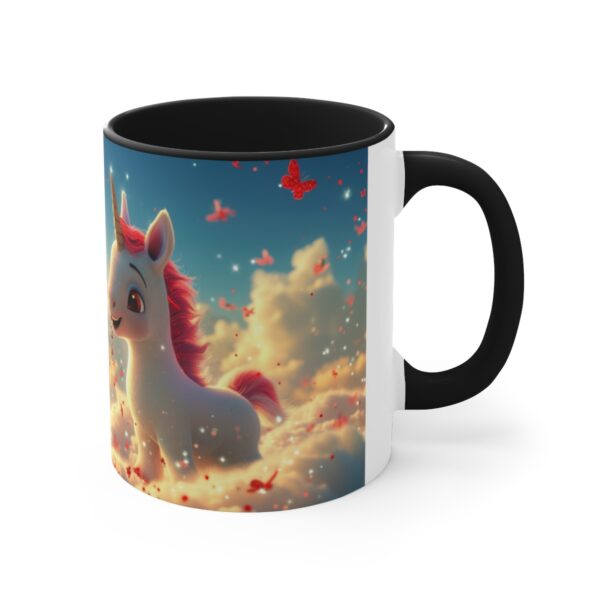 3D cartoon happy unicorn with flowers background pattern in the style of Pixar, adorable eyes, lovely, colorful, pastel colors, light blue wall background, matte  (34)