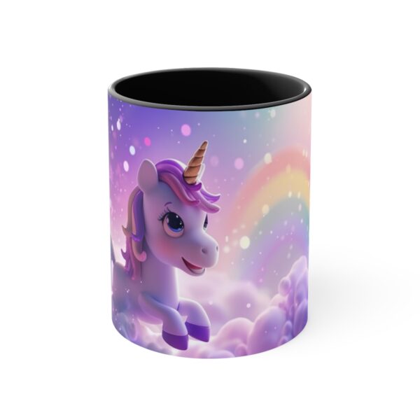 3D cartoon happy unicorn with flowers background pattern in the style of Pixar, adorable eyes, lovely, colorful, pastel colors, light blue wall background, matte  (35)