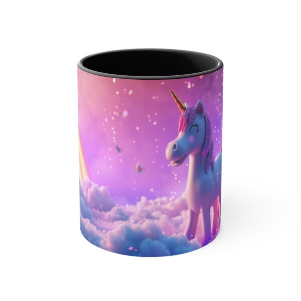 3D cartoon happy unicorn with flowers background pattern in the style of Pixar, adorable eyes, lovely, colorful, pastel colors, light blue wall background, matte  (37)