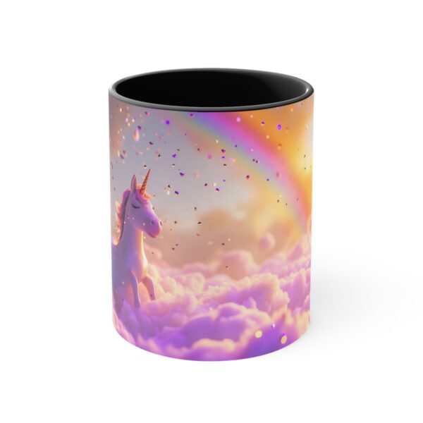 3D cartoon happy unicorn with flowers background pattern in the style of Pixar, adorable eyes, lovely, colorful, pastel colors, light blue wall background, matte  (39)