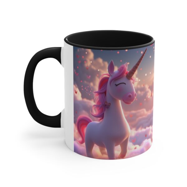 3D cartoon happy unicorn with flowers background pattern in the style of Pixar, adorable eyes, lovely, colorful, pastel colors, light blue wall background, matte  (41)