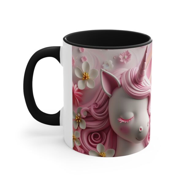 3D cartoon happy unicorn with flowers background pattern in the style of Pixar, adorable eyes, lovely, colorful, pastel colors, light blue wall background, matte  (45)