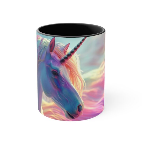 3D cartoon happy unicorn with flowers background pattern in the style of Pixar, adorable eyes, lovely, colorful, pastel colors, light blue wall background, matte  (30)