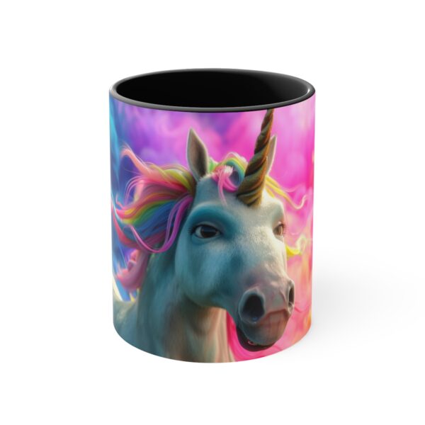 3D cartoon happy unicorn with flowers background pattern in the style of Pixar, adorable eyes, lovely, colorful, pastel colors, light blue wall background, matte  (31)