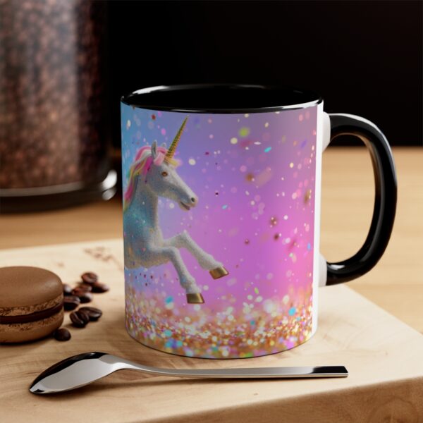 3D cartoon happy unicorn with flowers background pattern in the style of Pixar, adorable eyes, lovely, colorful, pastel colors, light blue wall background, matte  (32)