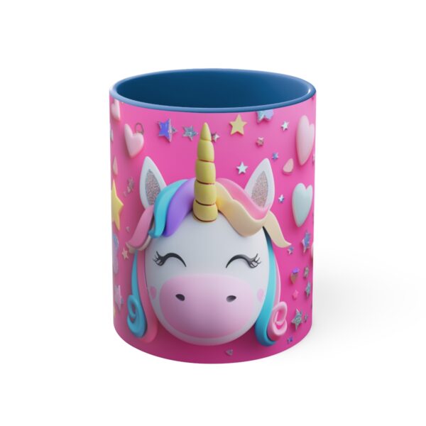 3D cartoon happy unicorn with flowers background pattern in the style of Pixar, adorable eyes, lovely, colorful, pastel colors, light blue wall background, matte  (13)