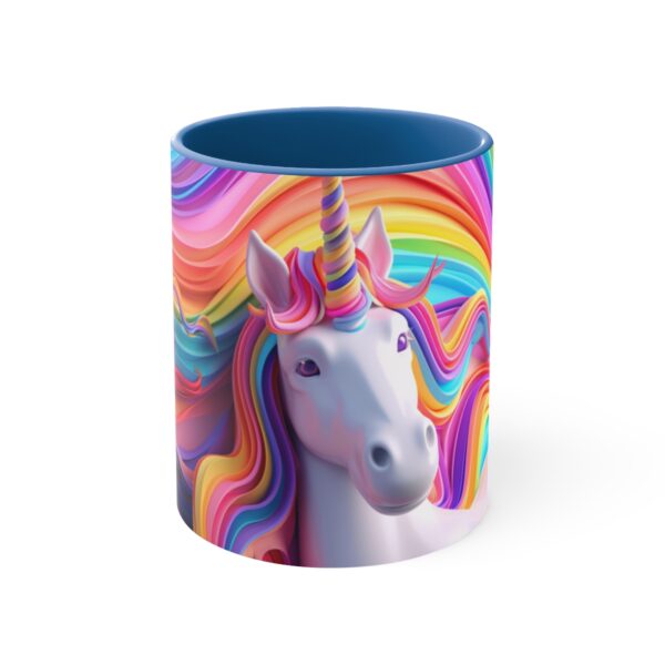 3D cartoon happy unicorn with flowers background pattern in the style of Pixar, adorable eyes, lovely, colorful, pastel colors, light blue wall background, matte  (27)