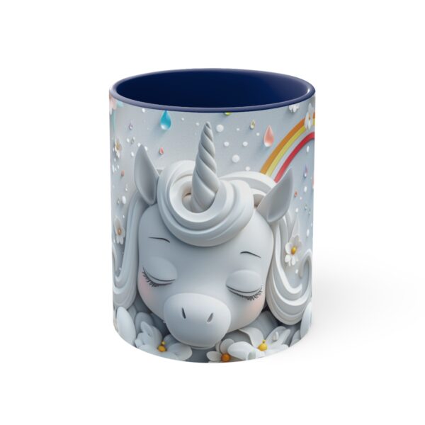 3D cartoon happy unicorn with flowers background pattern in the style of Pixar, adorable eyes, lovely, colorful, pastel colors, light blue wall background, matte  (16)