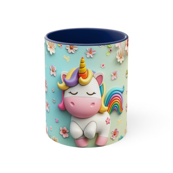 3D cartoon happy unicorn with flowers background pattern in the style of Pixar, adorable eyes, lovely, colorful, pastel colors, light blue wall background, matte  (24)