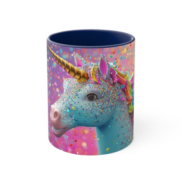 3D cartoon happy unicorn with flowers background pattern in the style of Pixar, adorable eyes, lovely, colorful, pastel colors, light blue wall background, matte  (10)