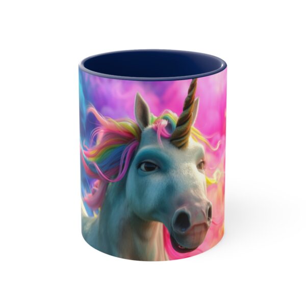 3D cartoon happy unicorn with flowers background pattern in the style of Pixar, adorable eyes, lovely, colorful, pastel colors, light blue wall background, matte  (31)