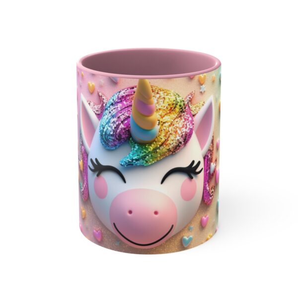 3D cartoon happy unicorn with flowers background pattern in the style of Pixar, adorable eyes, lovely, colorful, pastel colors, light blue wall background, matte  (12)