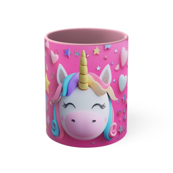 3D cartoon happy unicorn with flowers background pattern in the style of Pixar, adorable eyes, lovely, colorful, pastel colors, light blue wall background, matte  (13)