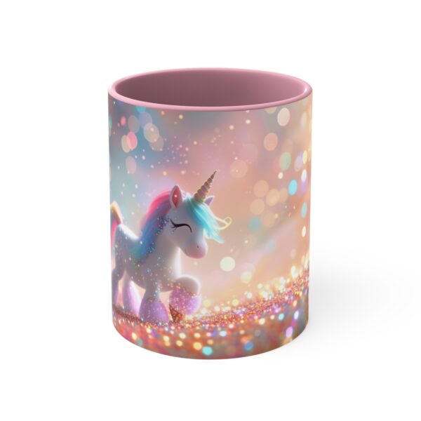 3D cartoon happy unicorn with flowers background pattern in the style of Pixar, adorable eyes, lovely, colorful, pastel colors, light blue wall background, matte  (33)