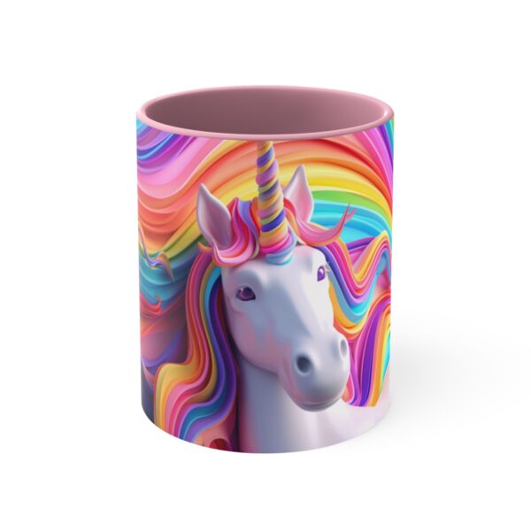 3D cartoon happy unicorn with flowers background pattern in the style of Pixar, adorable eyes, lovely, colorful, pastel colors, light blue wall background, matte  (27)