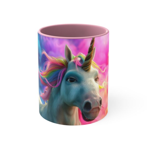 3D cartoon happy unicorn with flowers background pattern in the style of Pixar, adorable eyes, lovely, colorful, pastel colors, light blue wall background, matte  (31)