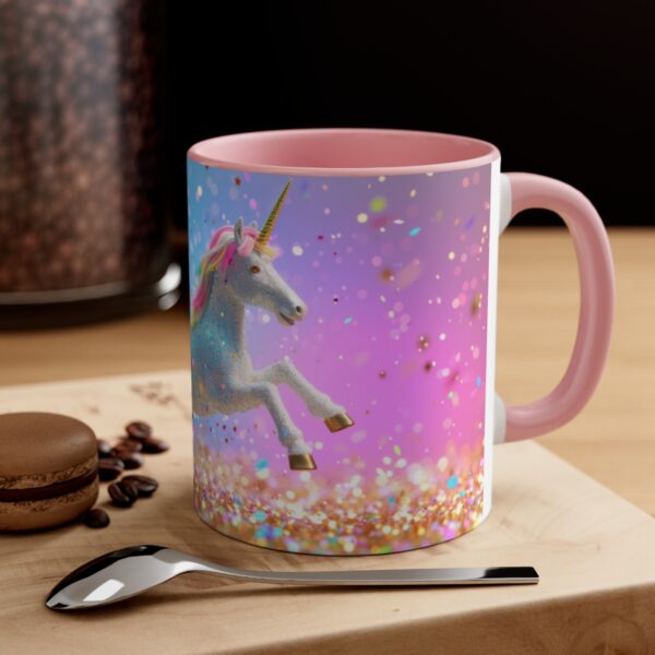 3D cartoon happy unicorn with flowers background pattern in the style of Pixar, adorable eyes, lovely, colorful, pastel colors, light blue wall background, matte  (32)