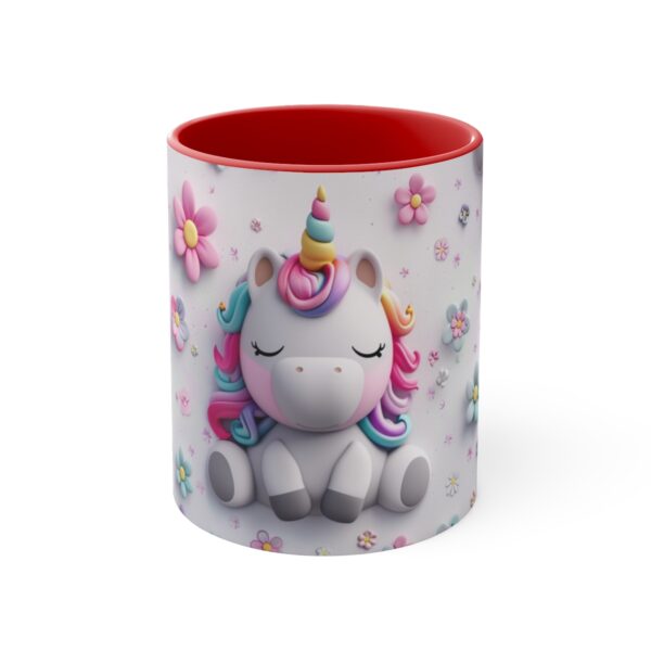 3D cartoon happy unicorn with flowers background pattern in the style of Pixar, adorable eyes, lovely, colorful, pastel colors, light blue wall background, matte  (20)