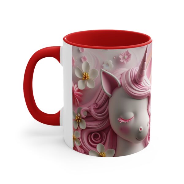 3D cartoon happy unicorn with flowers background pattern in the style of Pixar, adorable eyes, lovely, colorful, pastel colors, light blue wall background, matte  (45)