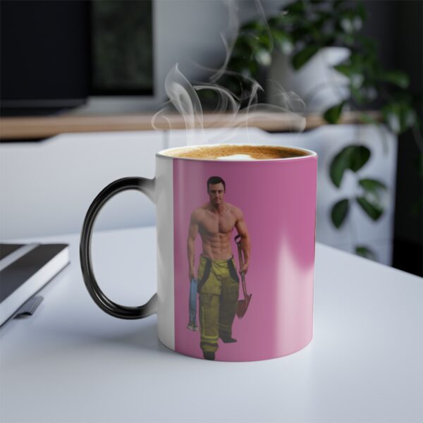 When mug get hot a firefighter Morphs, 11oz